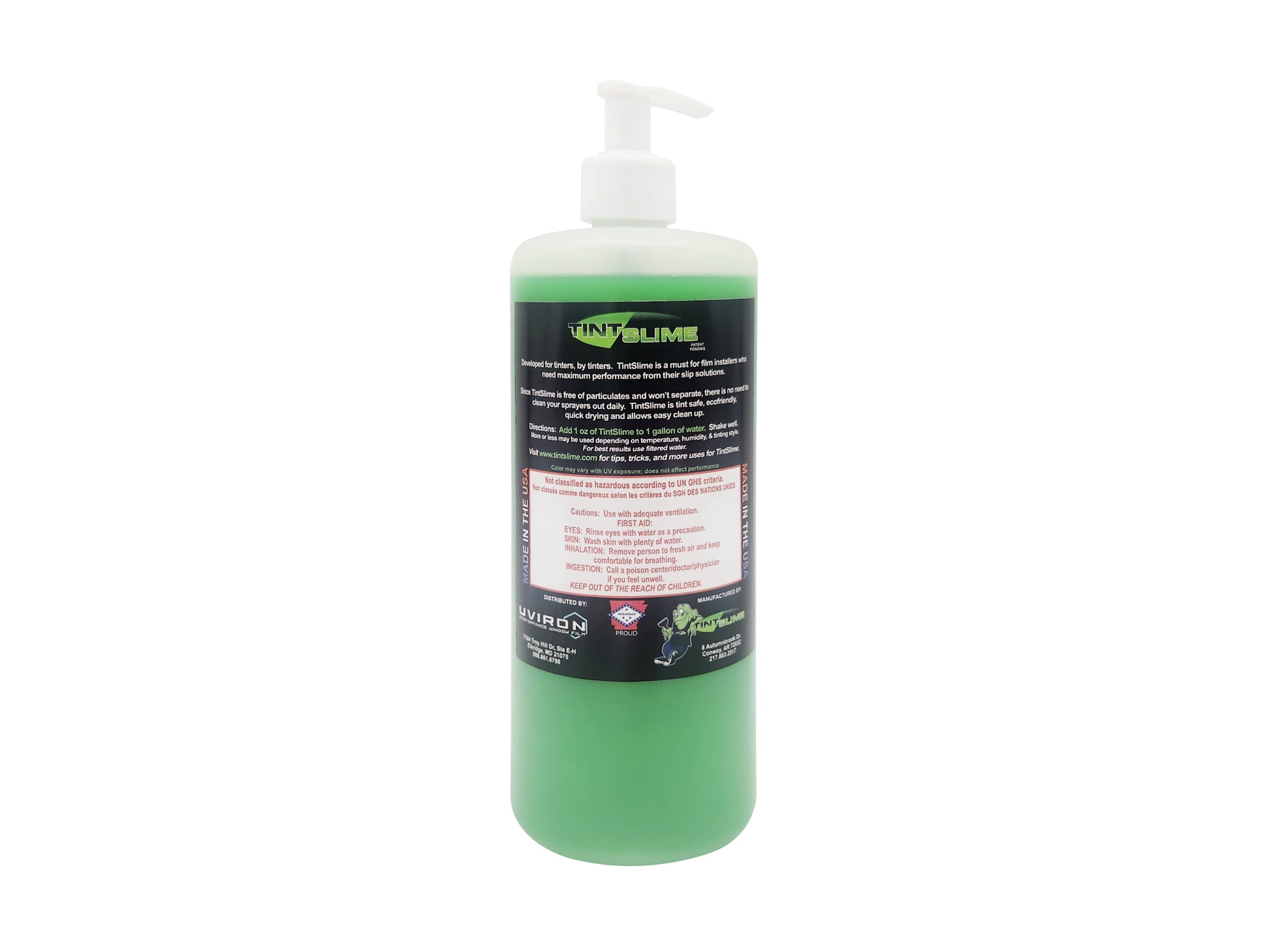 Tint Slime 32 oz Window Tint Slip Solution for Installers