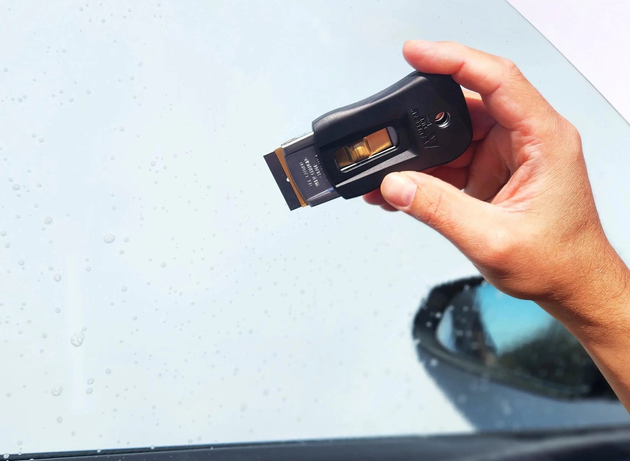 Durmax Scraper Razor Steel Retractable Razor Scraper with Rubber Grip