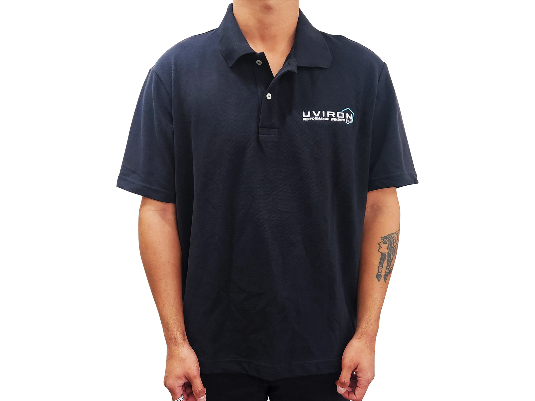 Men's Polo Shirts Black Short Sleeve