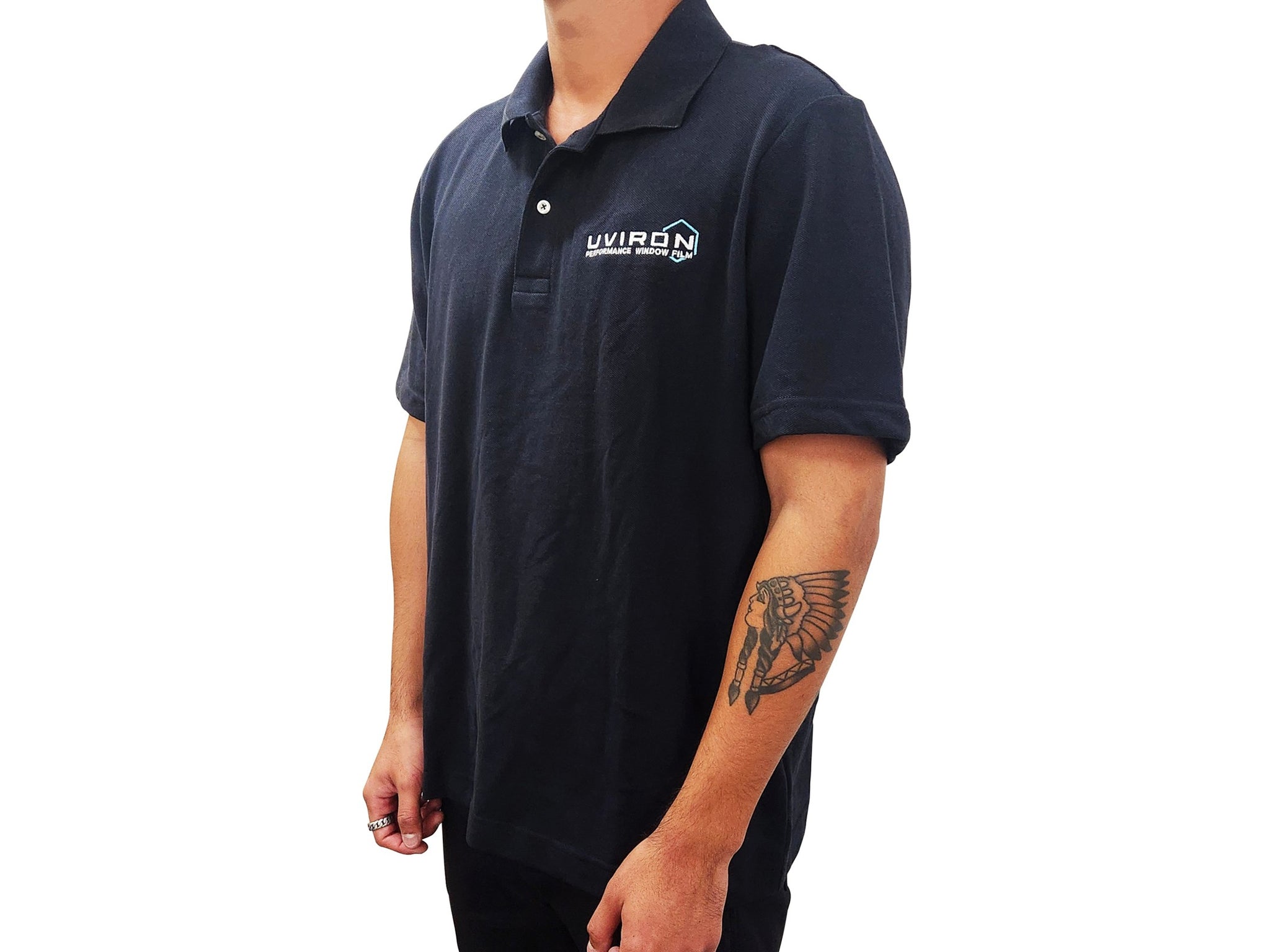 Men's Polo Shirts Black Short Sleeve