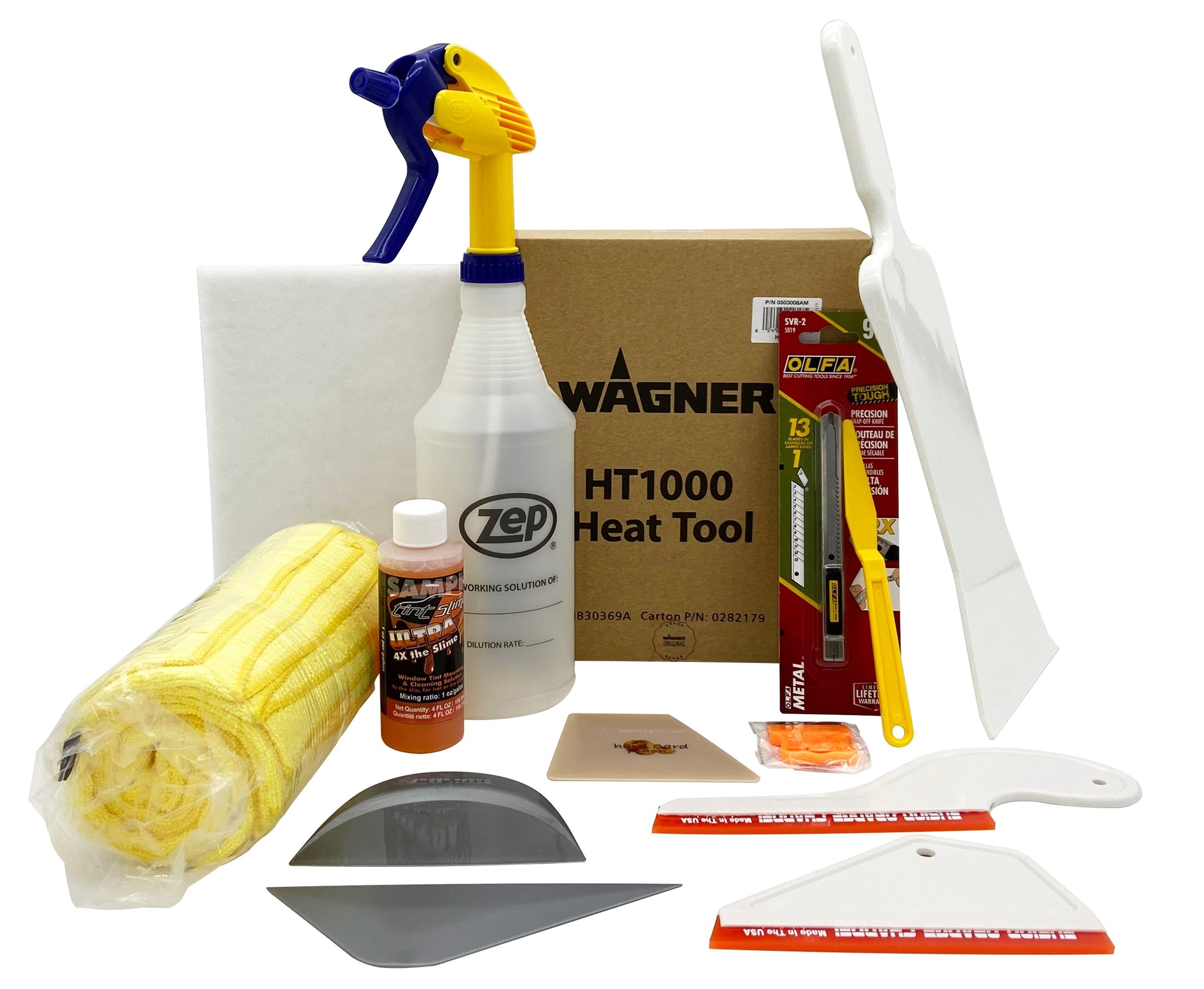 Tint Tools Gold Rz Rack Professional Starter Tint Tool Kit for Window Tinting