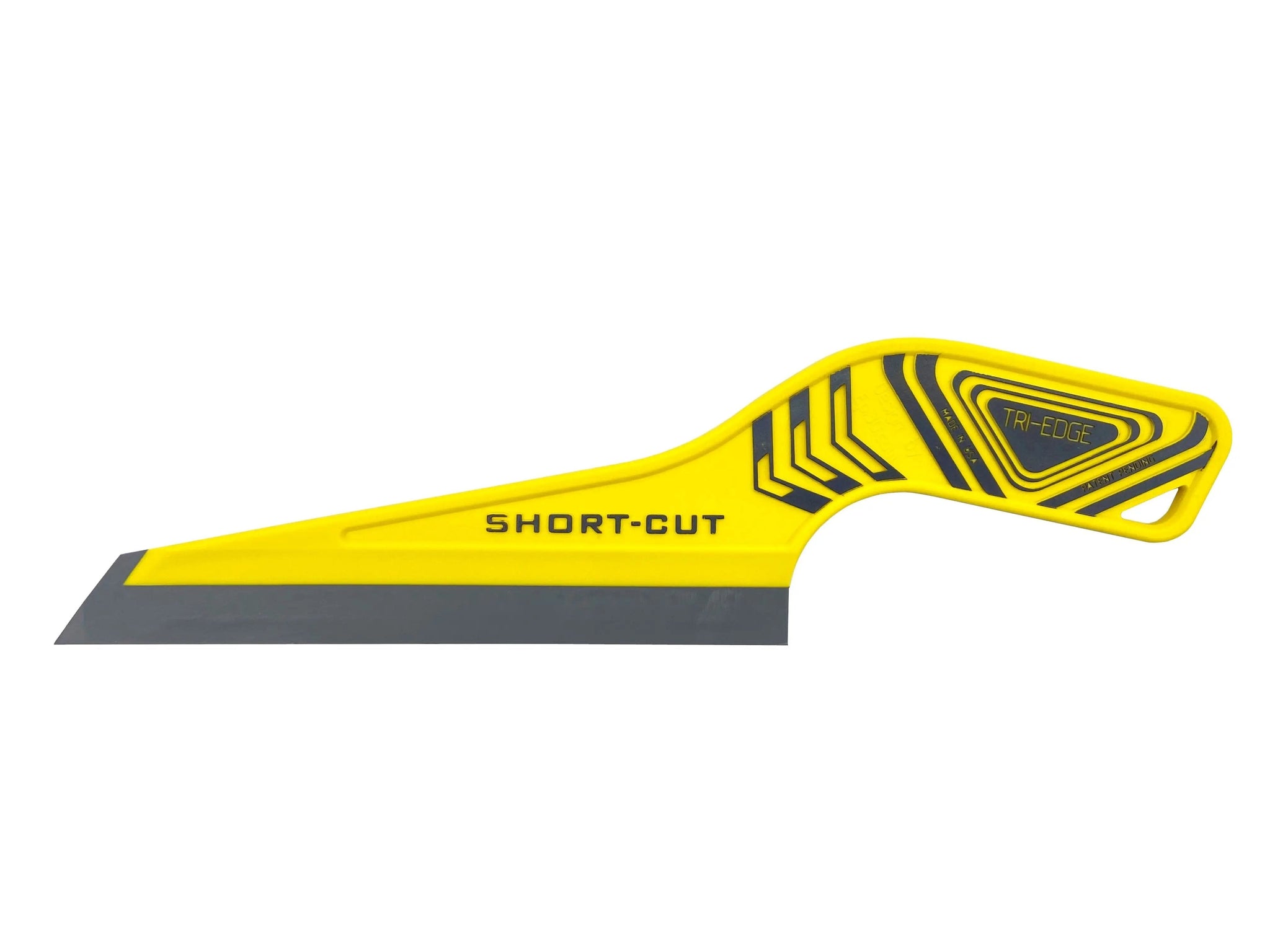 Tri-Edge Short-Cut Squeegee - Yellow