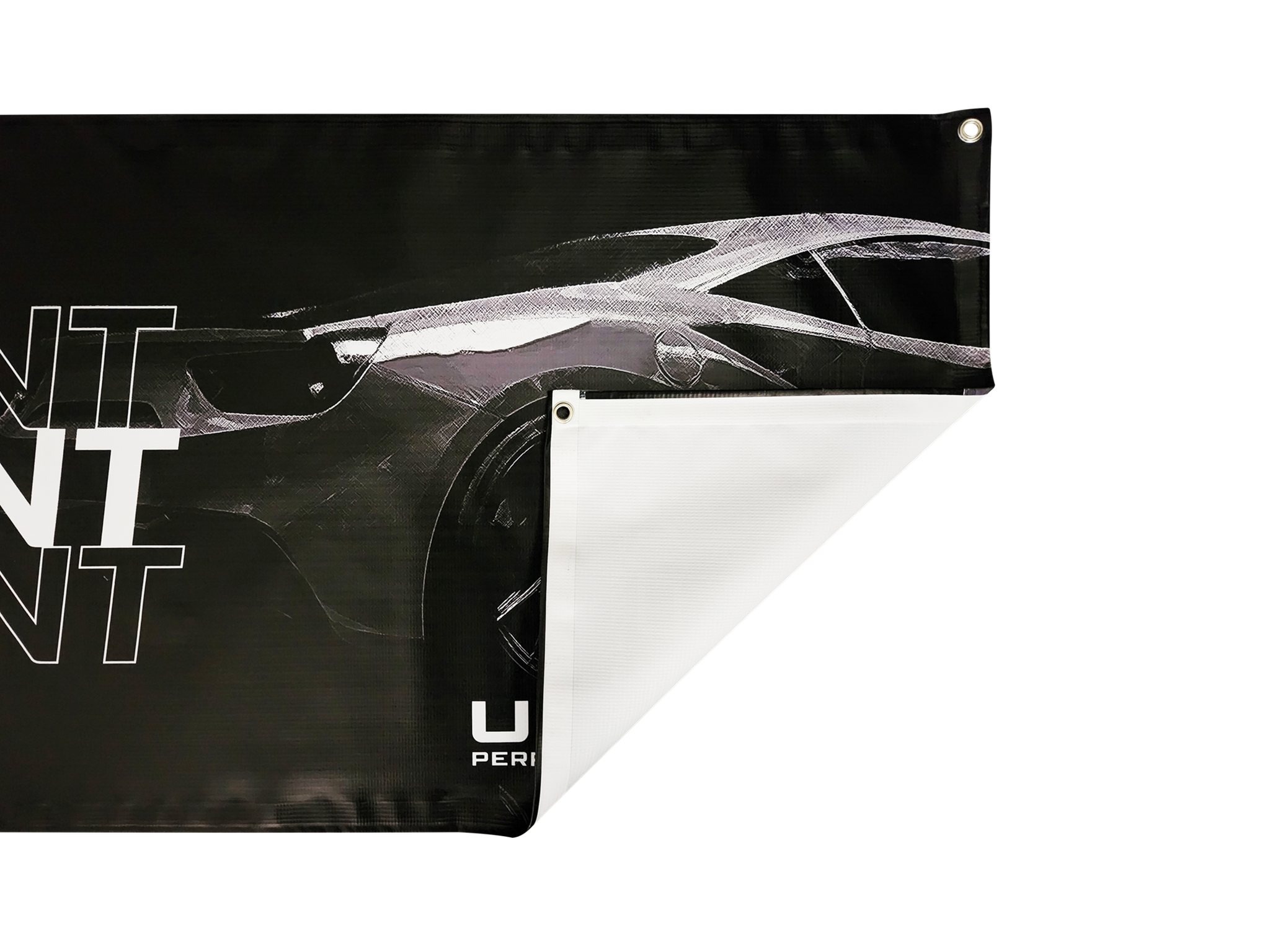 Sleek Triple 2' x 6' Window Tinting Banner